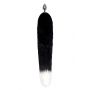 WHIPSMART 3 INCH METAL PLUG WITH 14" BLACK INDIGO FOX TAIL - 2