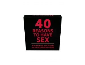 40 REASONS TO HAVE SEX