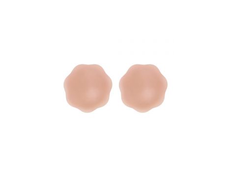PEEKABOOS SELF ADHESIVE SILICONE NIPPLE COVERS, FLESH - 2