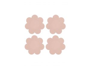 PEEKABOOS SELF ADHESIVE SATIN NIPPLE COVERS, NUDE