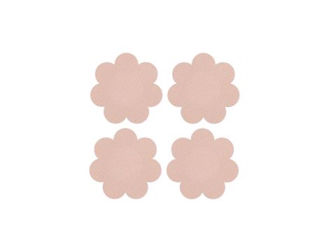 PEEKABOOS SELF ADHESIVE SATIN NIPPLE COVERS, NUDE