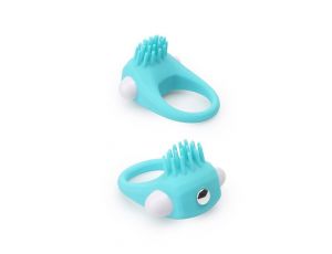RINGS OF LOVE SILICONE STIMU RING BLUE
