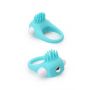 RINGS OF LOVE SILICONE STIMU RING BLUE - 2