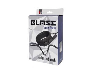 Kołnierz neoprenowy regulowany z łańcuchem Blaze Dream Toys czarny