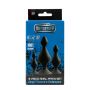 Zestaw-MENZSTUFF 3-PIECE ANAL PAWN SET BLACK - 2