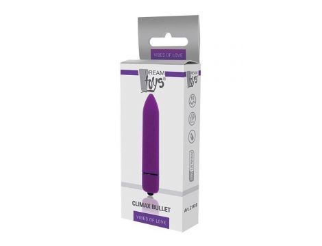 Mini wibrator bullet Climax Dream Toys 10 funkcji fioletowy 8,5 cm - 2