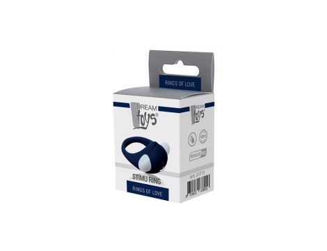 RINGS OF LOVE STIMU RING BLUE - 2