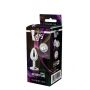 Korek analny srebrny z kamieniem Gleaming Love mały 7 cm - 4