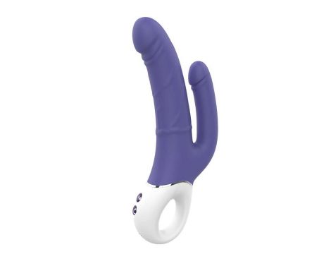 Podwójny wibrator silikonowy Vibes of Love Double Pleasure USB 23.5 cm - 5