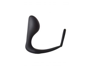 FANTASSTIC ANAL PLUG WITH COCKRING BLACK