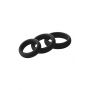 RAMROD SMOOTH SILICONE COCKRING PACK - 4