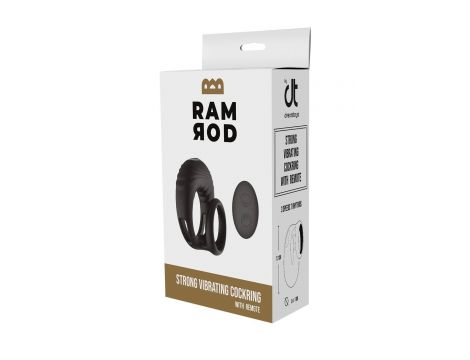 RAMROD STRONG VIBRATING COCKRING WITH REMOTE - 5