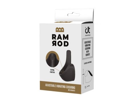 RAMROD ADJUSTABLE VIBRATING COCKRING WITH REMOTE - 5