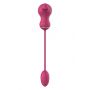 ESSENTIALS FLEXIBLE DUAL STIMULATOR AND VIBRATING EGG PINK - 5