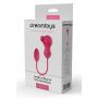 ESSENTIALS FLEXIBLE DUAL STIMULATOR AND VIBRATING EGG PINK - 3