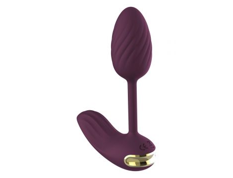 Jajko wibrujące elastyczne Dream Toys fioletowe USB - 3