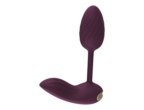 Jajko wibrujące elastyczne Dream Toys fioletowe USB - 2