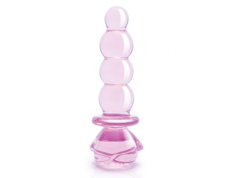 GLAZE GLASS ROSEBUD BEADED  PLUG - 2