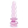 GLAZE GLASS ROSEBUD BEADED  PLUG - 3