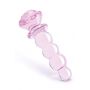 GLAZE GLASS ROSEBUD BEADED  PLUG - 6