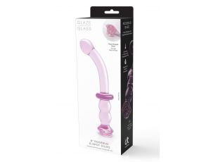 GLAZE GLASS ROSEBUD G-SPOT DILDO