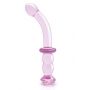 GLAZE GLASS ROSEBUD G-SPOT DILDO - 3