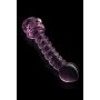 GLAZE GLASS ROSEBUD SPIRAL G-SPOT DILDO - 6