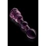GLAZE GLASS ROSEBUD BEADED DILDO - 5