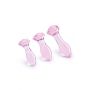 GLAZE GLASS ROSEBUD ANAL TRANING SET - 2