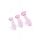 GLAZE GLASS ROSEBUD ANAL TRANING SET