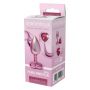 Korek analny Gleaming Love aluminium różowy mały - 4