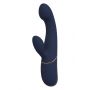 Wibrator króliczek duo Hestia ciemnoniebieski silikonowy USB 21 cm Dreamtoy - 5