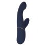 Wibrator króliczek duo Hestia ciemnoniebieski silikonowy USB 21 cm Dreamtoy - 4