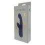 Wibrator króliczek duo Hestia ciemnoniebieski silikonowy USB 21 cm Dreamtoy - 6