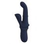 Wibrator króliczek Dreamtoys Iris Duo z kuleczkami niebieski - 4