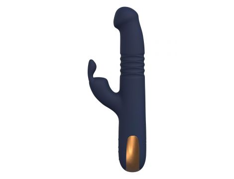 Wibrator króliczek Dreamtoys Goddess Phaedra ciemnoniebieski USB 22 cm - 2