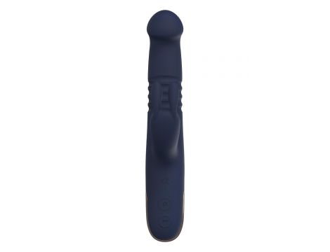Wibrator króliczek Dreamtoys Goddess Phaedra ciemnoniebieski USB 22 cm - 5