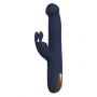 Wibrator króliczek Dreamtoys Goddess Phaedra ciemnoniebieski USB 22 cm - 2