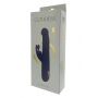 Wibrator króliczek Dreamtoys Goddess Phaedra ciemnoniebieski USB 22 cm - 5