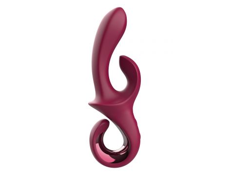Wibrator króliczek Glam Duo Dreamtoys silikonowy USB 22 cm - 2