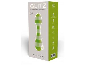 Wibrator wand Glitz Green Girl zielony USB 14,5 cm