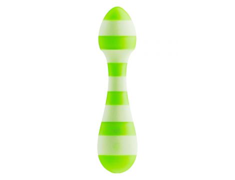 Wibrator wand Glitz Green Girl zielony USB 14,5 cm - 2