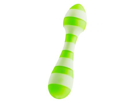 Wibrator wand Glitz Green Girl zielony USB 14,5 cm - 3