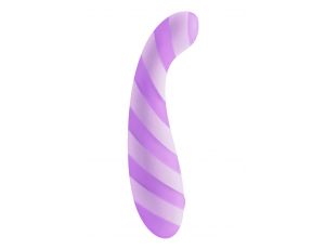 Wibrator punktu G Glitz Purple Pleasure fioletowy USB 15,7 cm