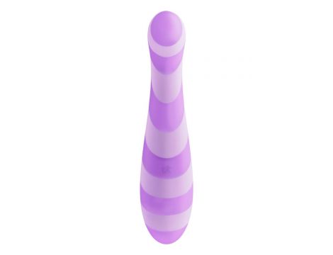Wibrator punktu G Glitz Purple Pleasure fioletowy USB 15,7 cm - 2