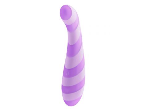 Wibrator punktu G Glitz Purple Pleasure fioletowy USB 15,7 cm - 4