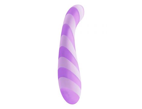 Wibrator punktu G Glitz Purple Pleasure fioletowy USB 15,7 cm - 5
