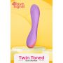 Wibrator silikonowy Twin Toned Dream Toys USB 19 cm - 10