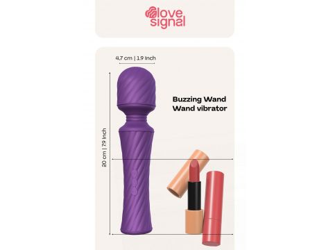 Masażer wibrujący Dream Toys Buzzing Wand silikonowy USB - 10
