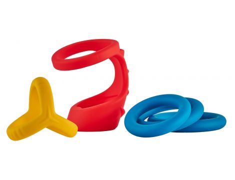 Zestaw pierścieni silikonowych Dream Toys Long Play Love Set - 3